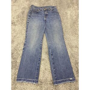 Vtg Vide Bula Jeans 27x28 Mid Rise Relaxed Boot Cut Flared Med Wash Denim Y2K